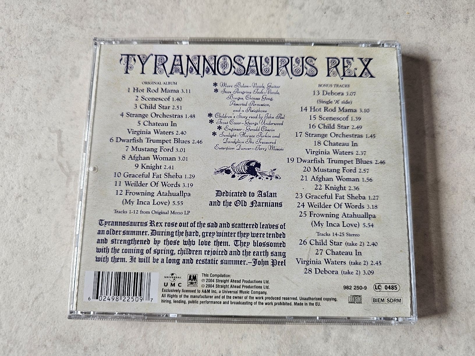 CDs: Tyrannosaurus Rex  /  Expanded Edition – Gebraucht aus Schneisingen von backstore24 1