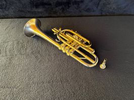 🔴Besson Stratford Cornet – Versilbert🔴