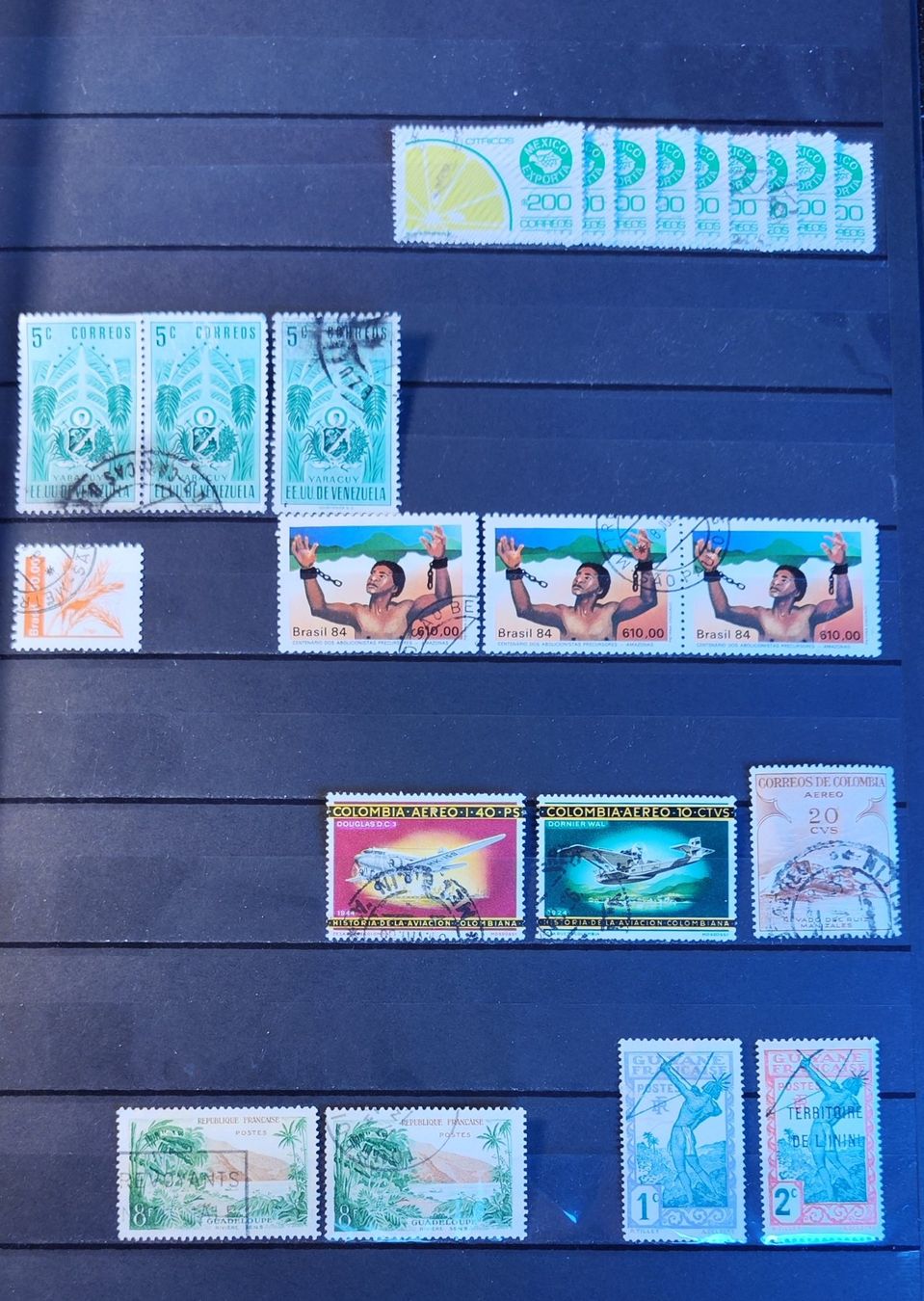 Tutti i francobolli: Briefmarken versch. Amerika – Usato da Lenzburg venduto da Dani_Lenzburg