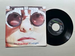 PET SHOP BOYS tolle Single Kult Hit Top It's alright 80's