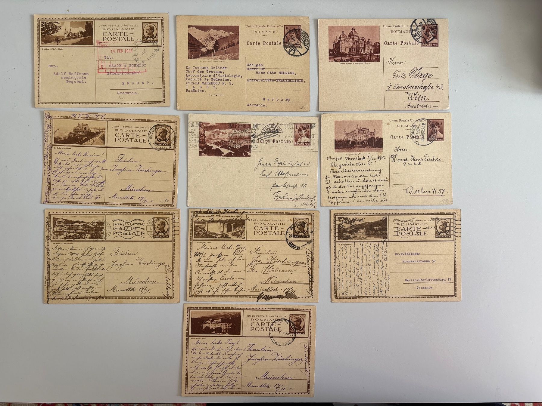 Cartoline postali: Lot Postkarten Rumänien – Usato da Adliswil venduto da derrick0825