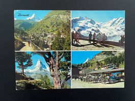 AK VS Zermatt, Gornergrat, Riffelalp, Bahnhofplatz