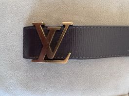 Gürtel Louis Vuitton Leder braun Grösse 90/36