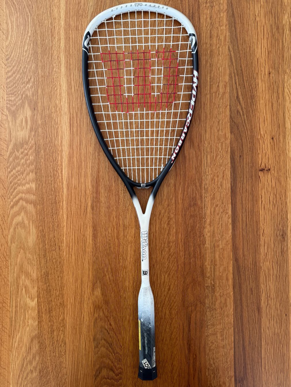 Wilson Racchette: Wilson Hyper Carbon Squash Racket mit Tasche – Usato da Zürich venduto da Gekuu
