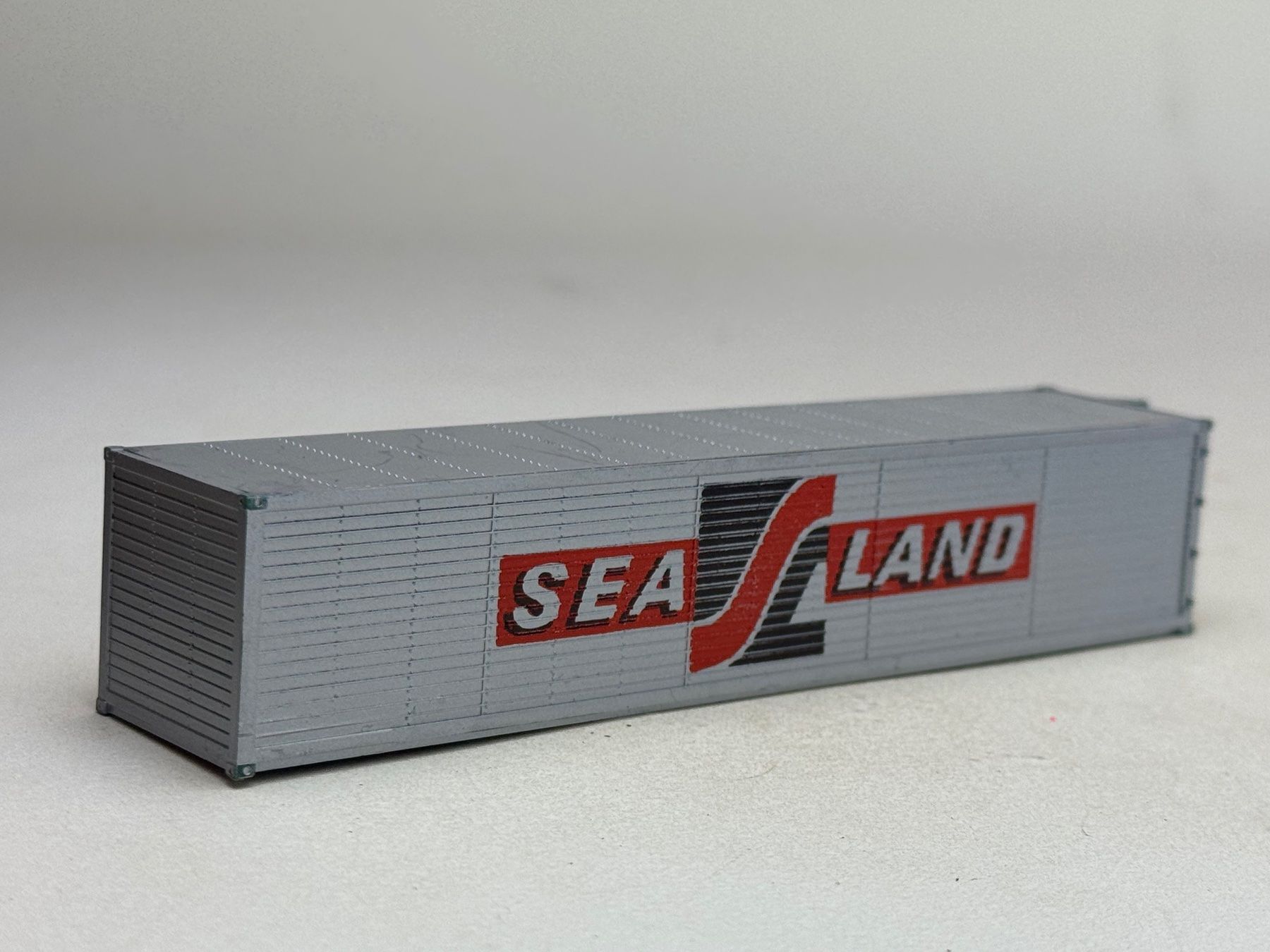 Modellini di ferrovie: EB- 40 Ft. Container Sea Land silbern – Usato da Elm venduto da Wikmtz 1