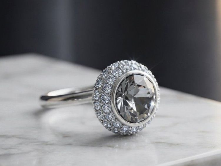 Anelli: Eleganter Ring mit Swarovski Steinen - Neu – Nuovo e nell'imballaggio originale da Uetikon am See venduto da Springdream