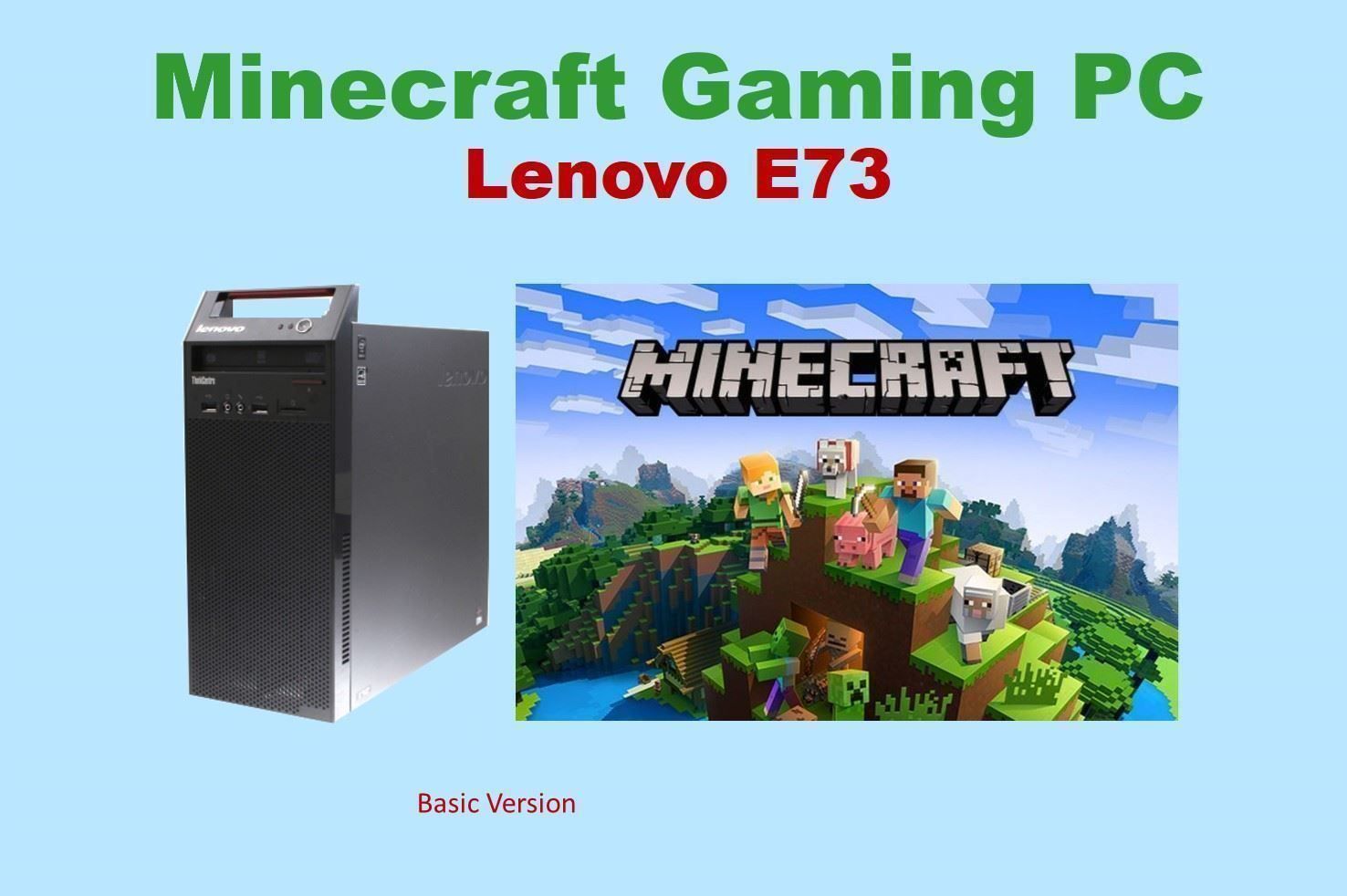 Lenovo PCs: PC Lenovo E73 MINECRAFT GAMING – D'occasion à Meggen par IT-Experte