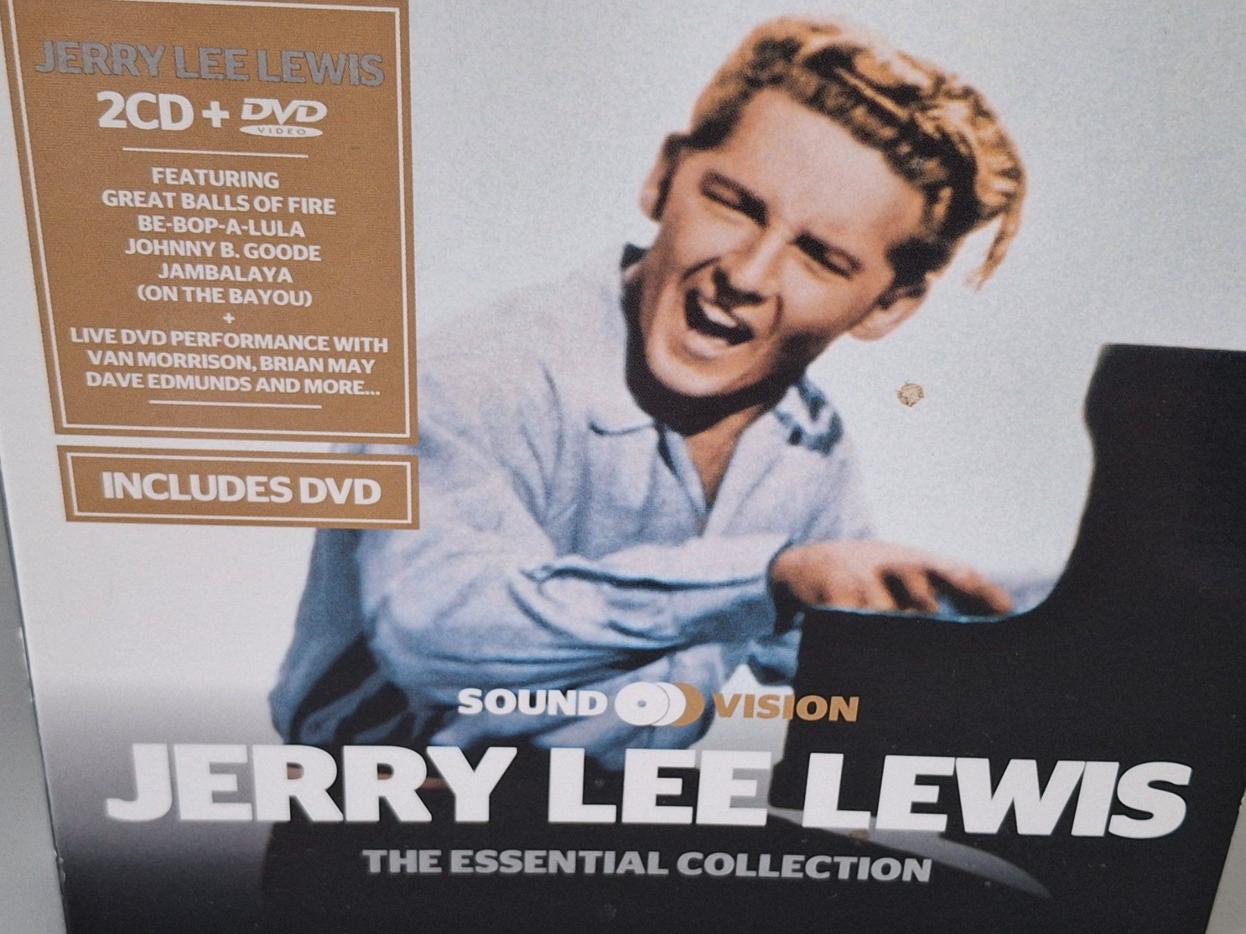 CD: 2CD+DVD Jerry Lee Lewis - The Essential Collection – Usato da Aarberg venduto da Jackup1