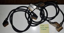 Kabel Video Scart Kabel 3 Stück