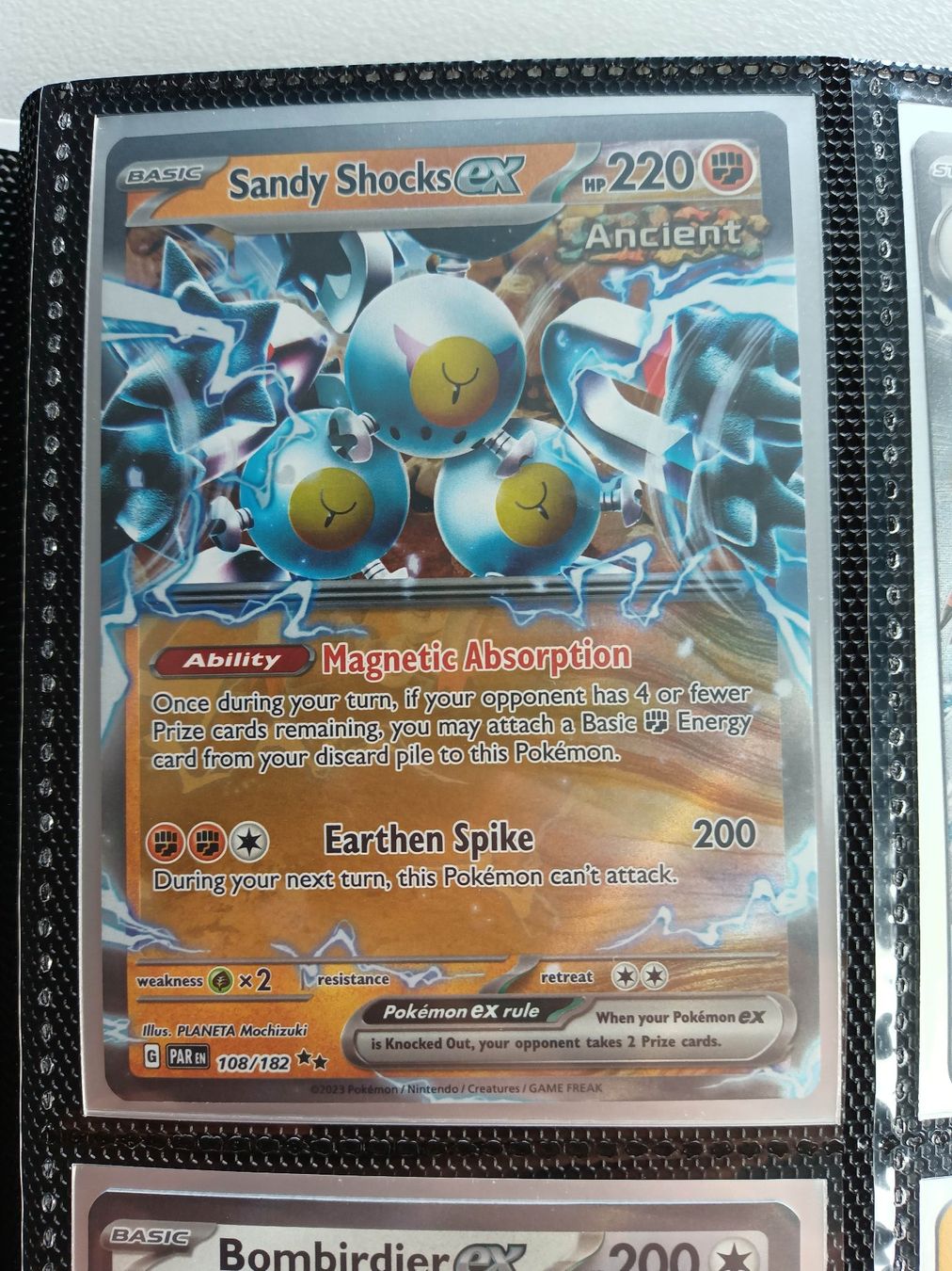 Pokémon Sammelbilder & Trading cards: Sandy Shocks ex - Paradox Rift Pokemon Englisch – Gebraucht aus Altstätten SG von GGsGameshop