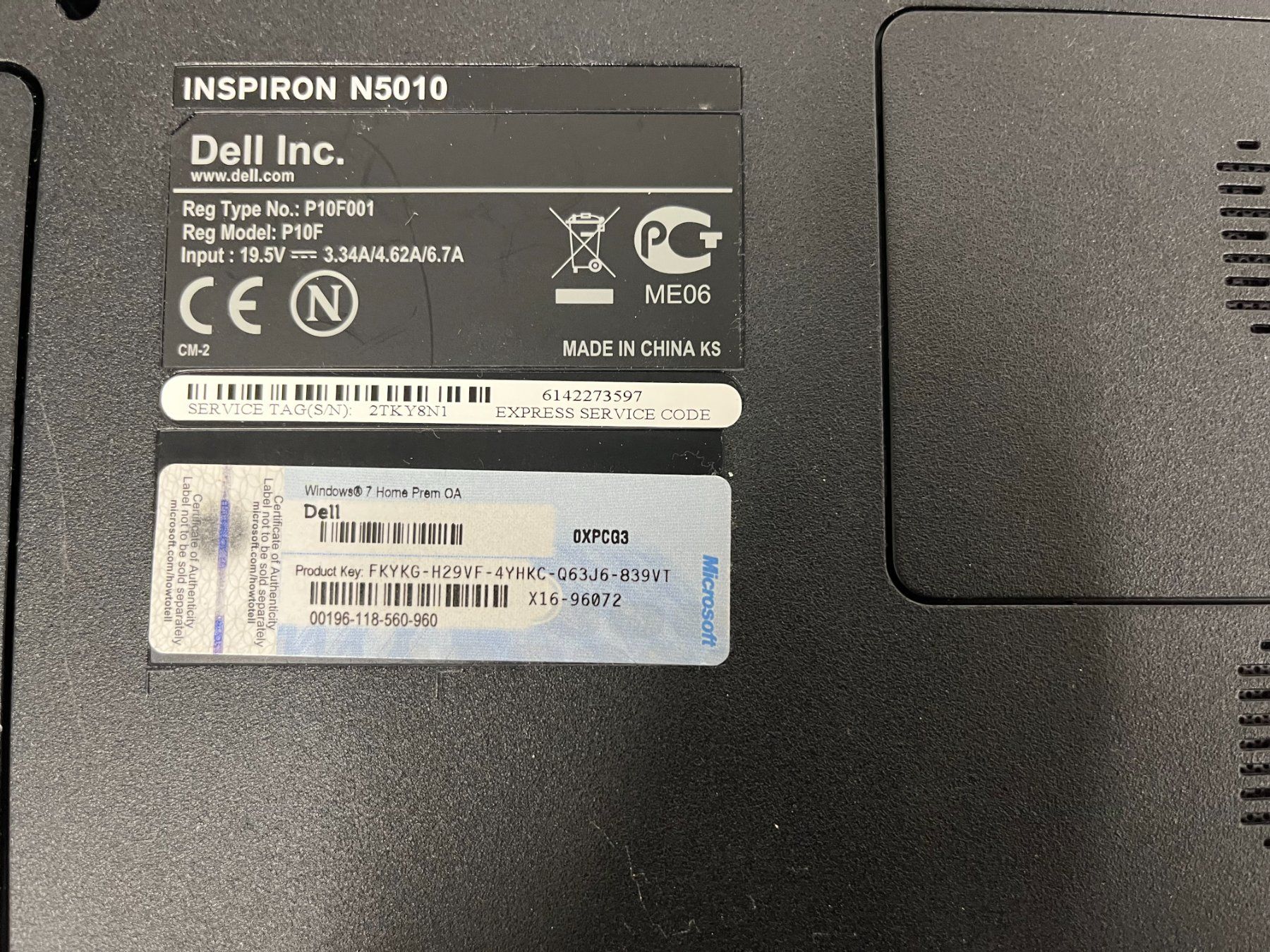 Dell Notebook: Dell notebook Inspiron N5010 / R15 – Usato da Mumpf venduto da dadaboygugu 3