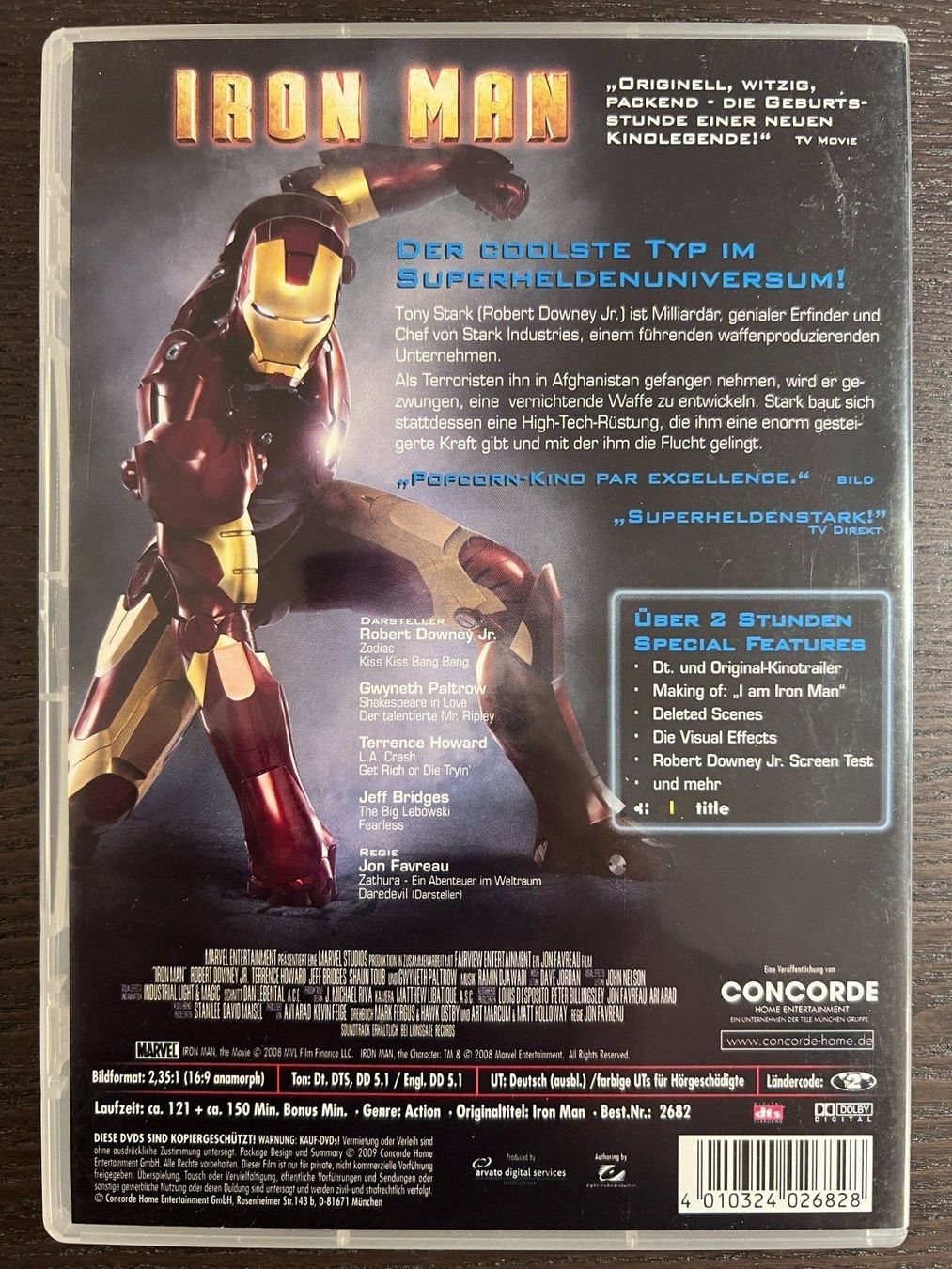 Tutti i DVDs: Iron Man – Usato da Zürich venduto da FilmFreunde 1