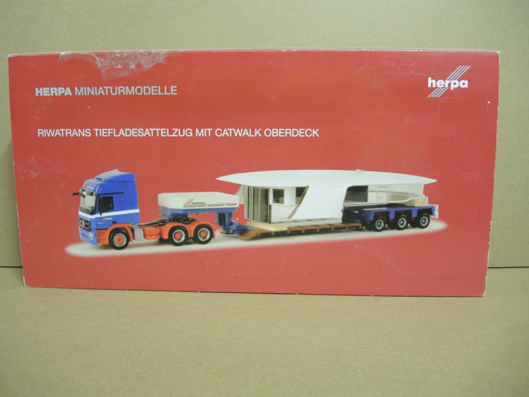 Herpa Kit di modellismo & Modellini statici: Herpa Riwatrans mnit Oberdeck – Usato da Dagmersellen venduto da FBM-Bacheli