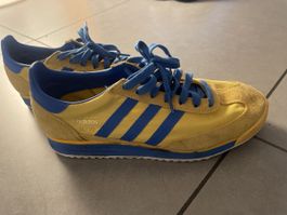 Adidas SL 72 Vintage Retro Sneaker, Gelb/Blau,
