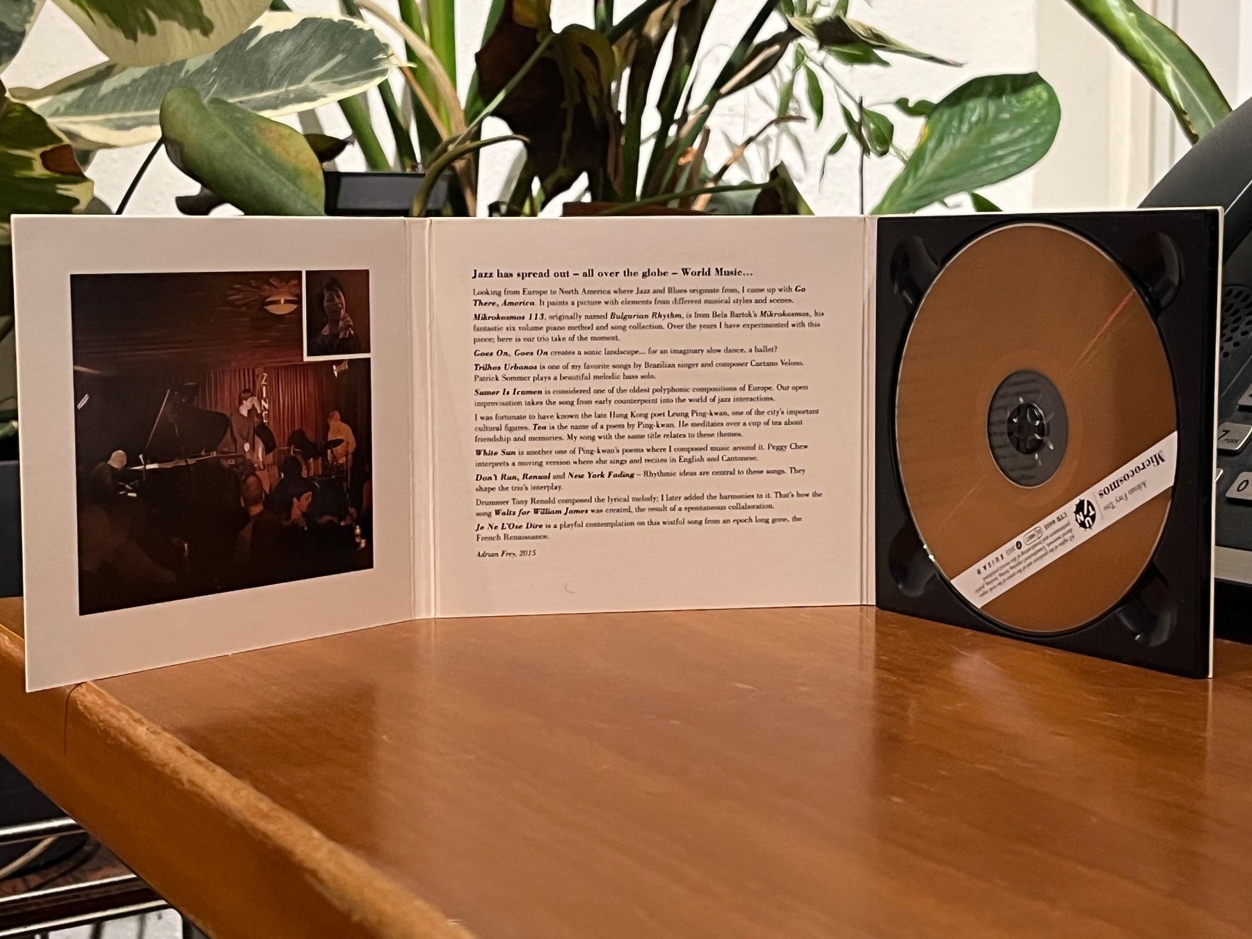 CD: Adrian Frey Trio - Microcosmos - SJO – Usato da Küsnacht ZH venduto da swisssales.net 2