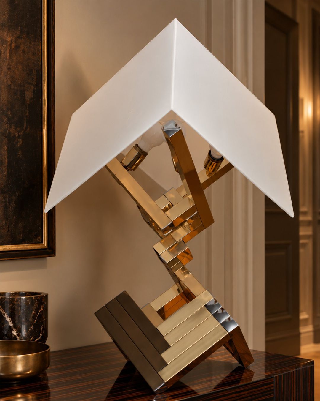 Lampen: LAMPE WILLY RIZZO LUMICA – Gebraucht aus Moutier von Vintage-signature 4
