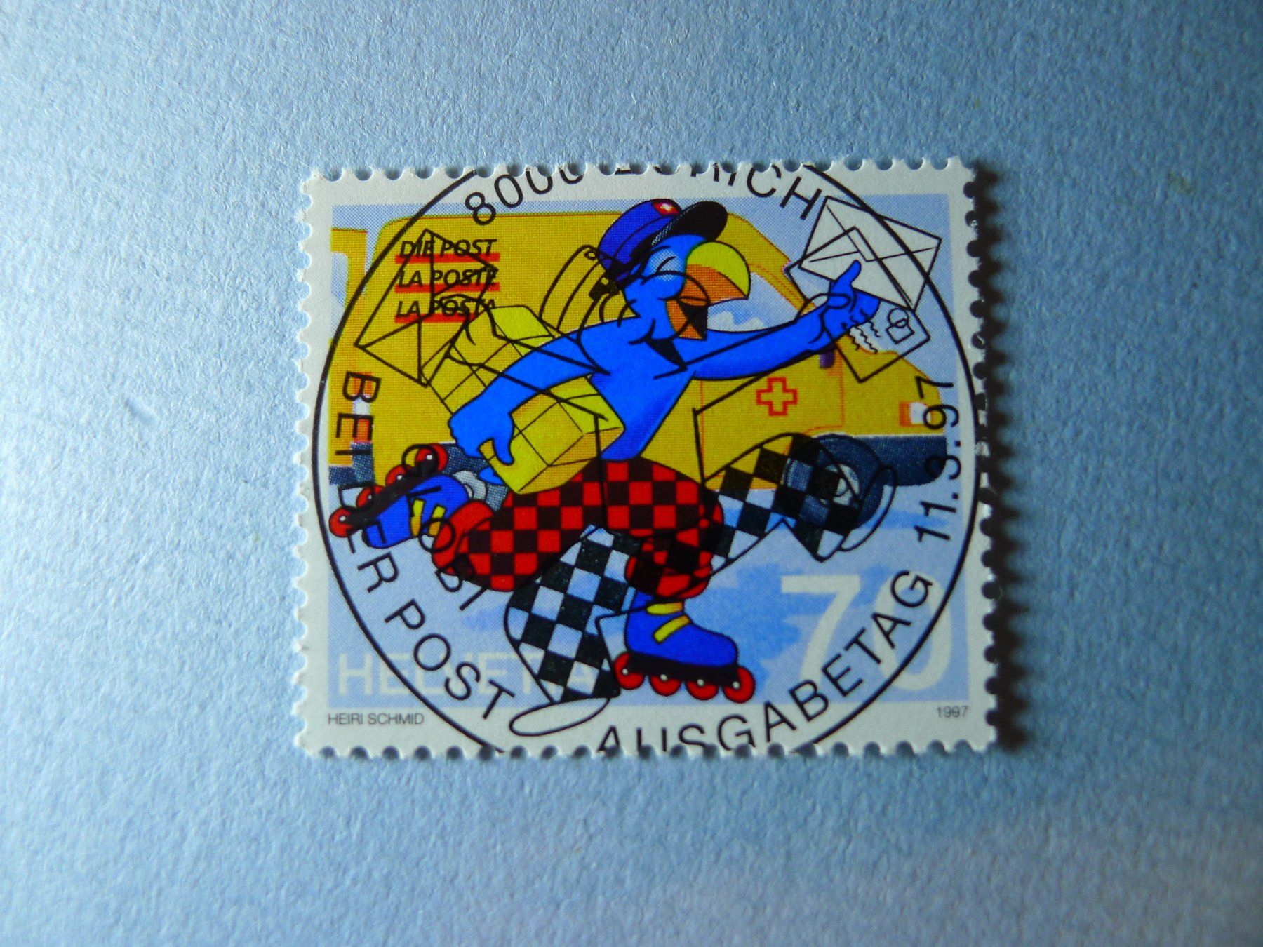 Alle Briefmarken: 1997 Globi bei der Post ET Vollstempel 913 – Gebraucht aus Dagmersellen von sli72