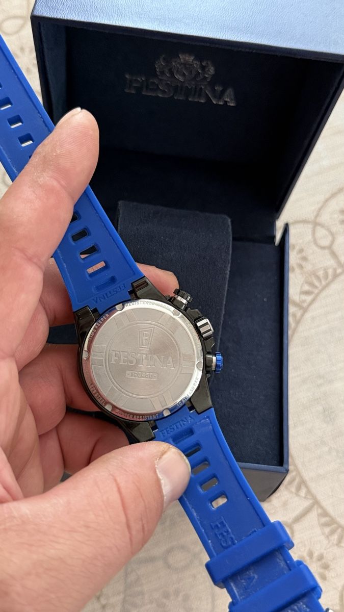 Festina Orologi: Orologio Festina Uomo Cronografo Blu  – Usato da Rümlang venduto da Azzard86 3