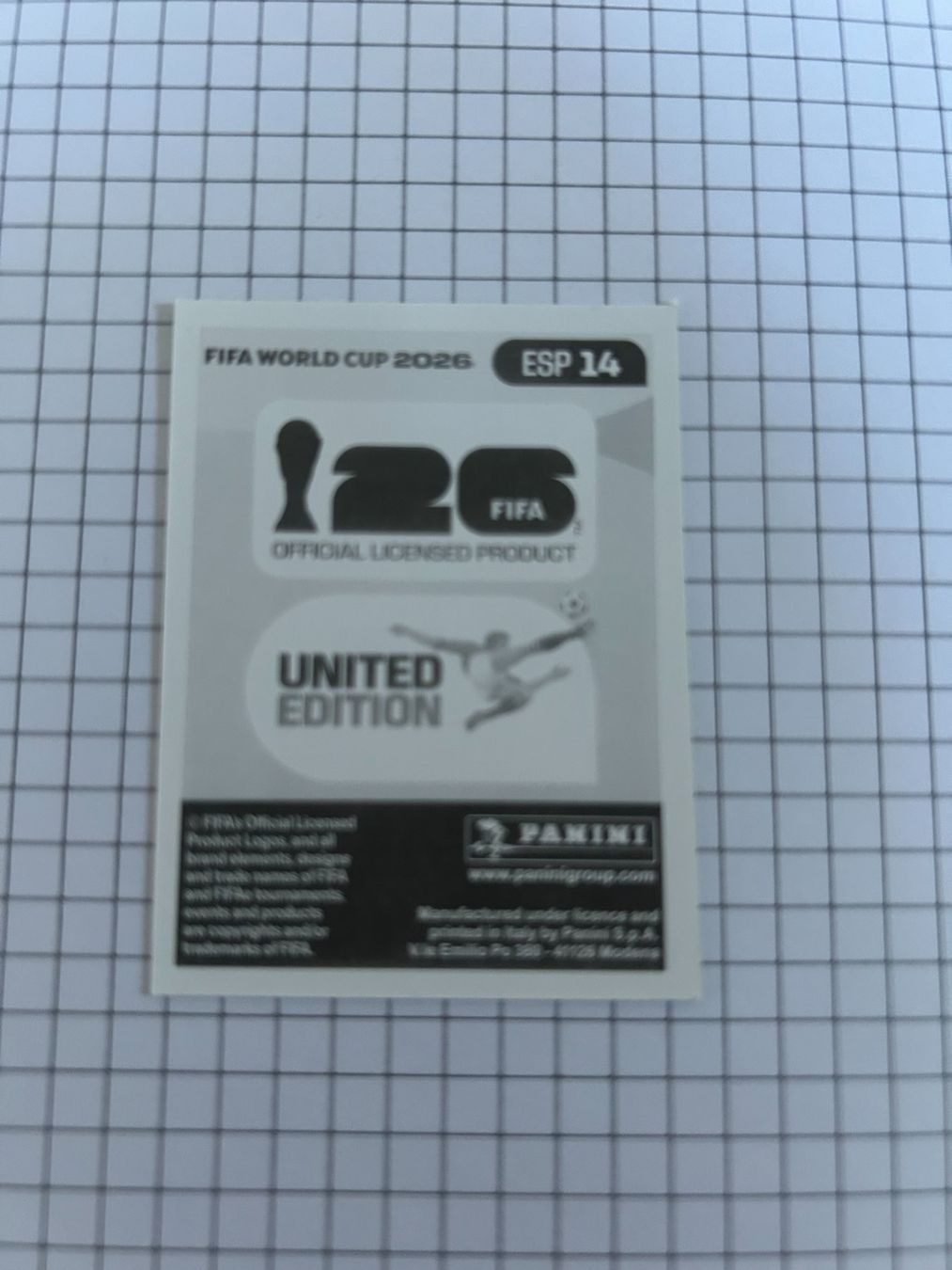 Panini Sammelbilder & Trading cards: Panini FIFA World Cup 2026 - ESP 14 – Gebraucht aus Zumikon von meter03 1