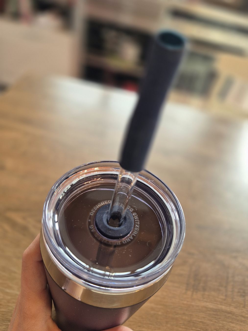 Sigg Borracce & Thermos: SIGG Trinkflasche Edelstahl mit Glas-Strohhalm – Nuovo (secondo la descrizione) da Wynigen venduto da La_Talpa 2