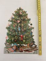 Grosse Christbaum Oblate Nostalgie 23cm Decoupage Poesie