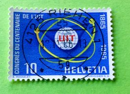 Nr.436 mit Stempel Sondermarken zum UIT-Kongress Riehen