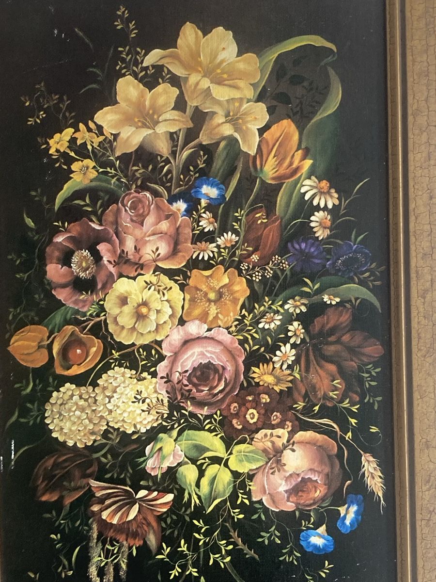 Tableau Huile sur toile Nature Morte signe B. Klaede 1970 (D'occasion ...