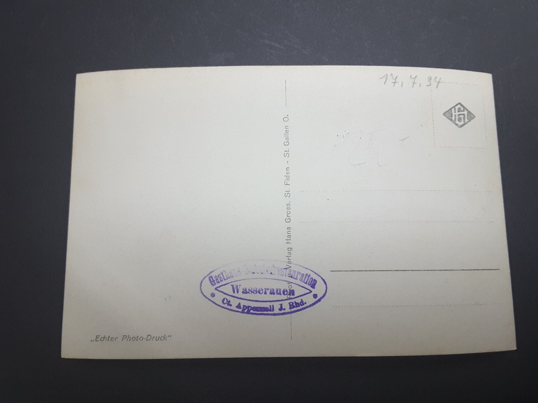 Cartoline postali: AK Bahnhof Restaurant Wasserauen – Usato da Reichenburg venduto da Pipo-67 1