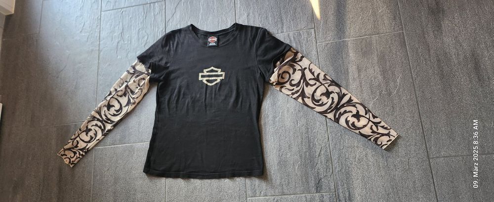 Harley-Davidson Shirt Grösse L mit Tattoo Ärmel Look 1