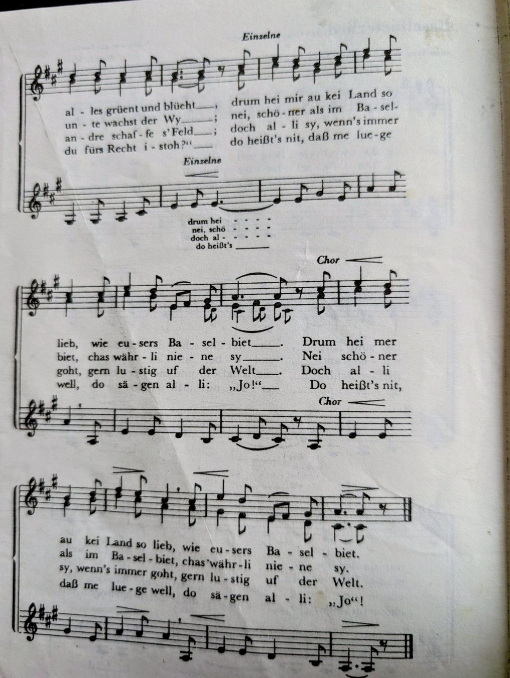 Libri: Singbuch Schweizer Mittelstufe 1974 wie neu Baselland Lied – Usato da Gelterkinden venduto da Luusmaiteli 7