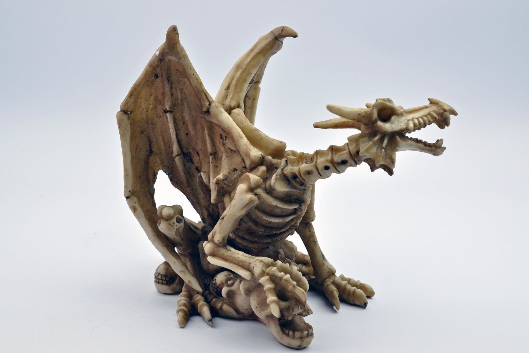 Statuette: Polyresin Figur Drachenskelett Dekor – Nuovo e nell'imballaggio originale da Wittenbach venduto da rbstore