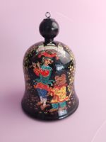 Signierte Russische Lack-Glocke Handbemalt Märchen