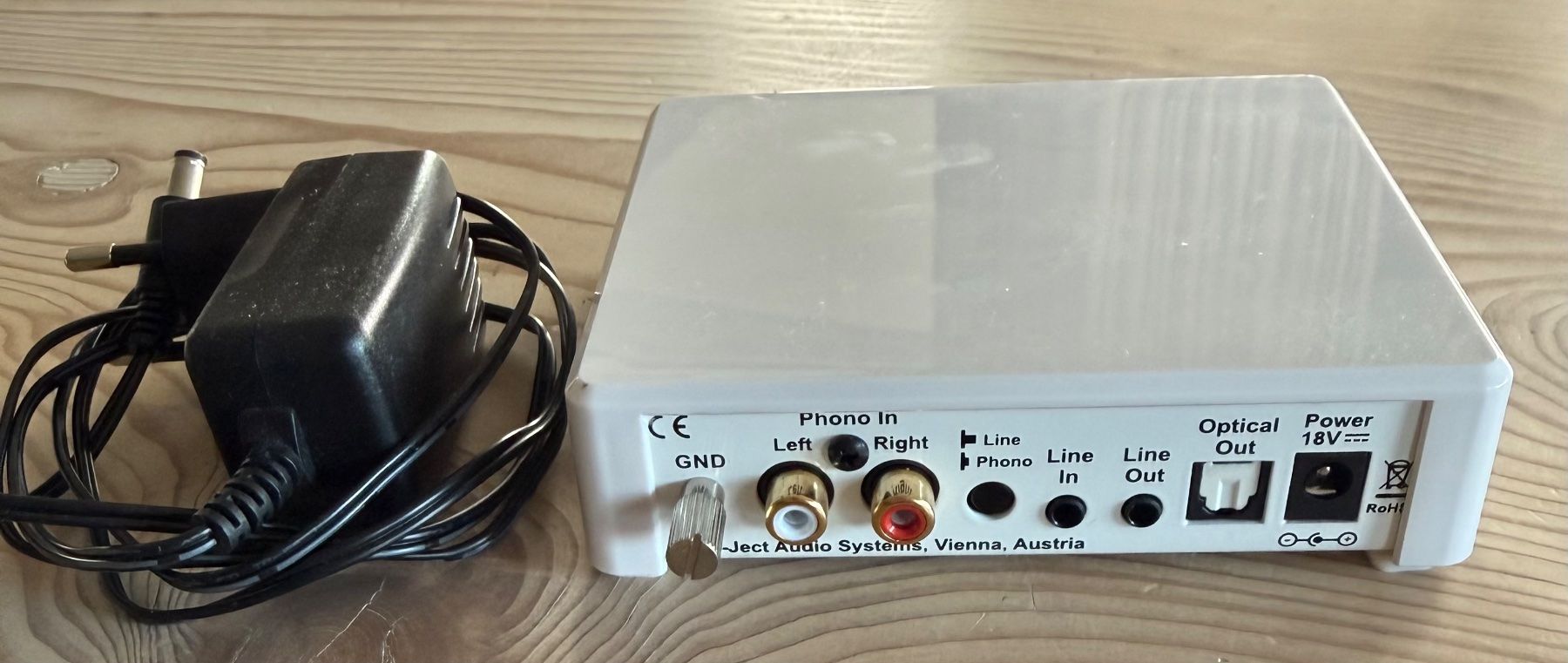 Pro-ject Verstärker: Pro-Ject Audio OpticalPhono Box E mit Netzteil – Gebraucht aus St.Gallen von rtap 1