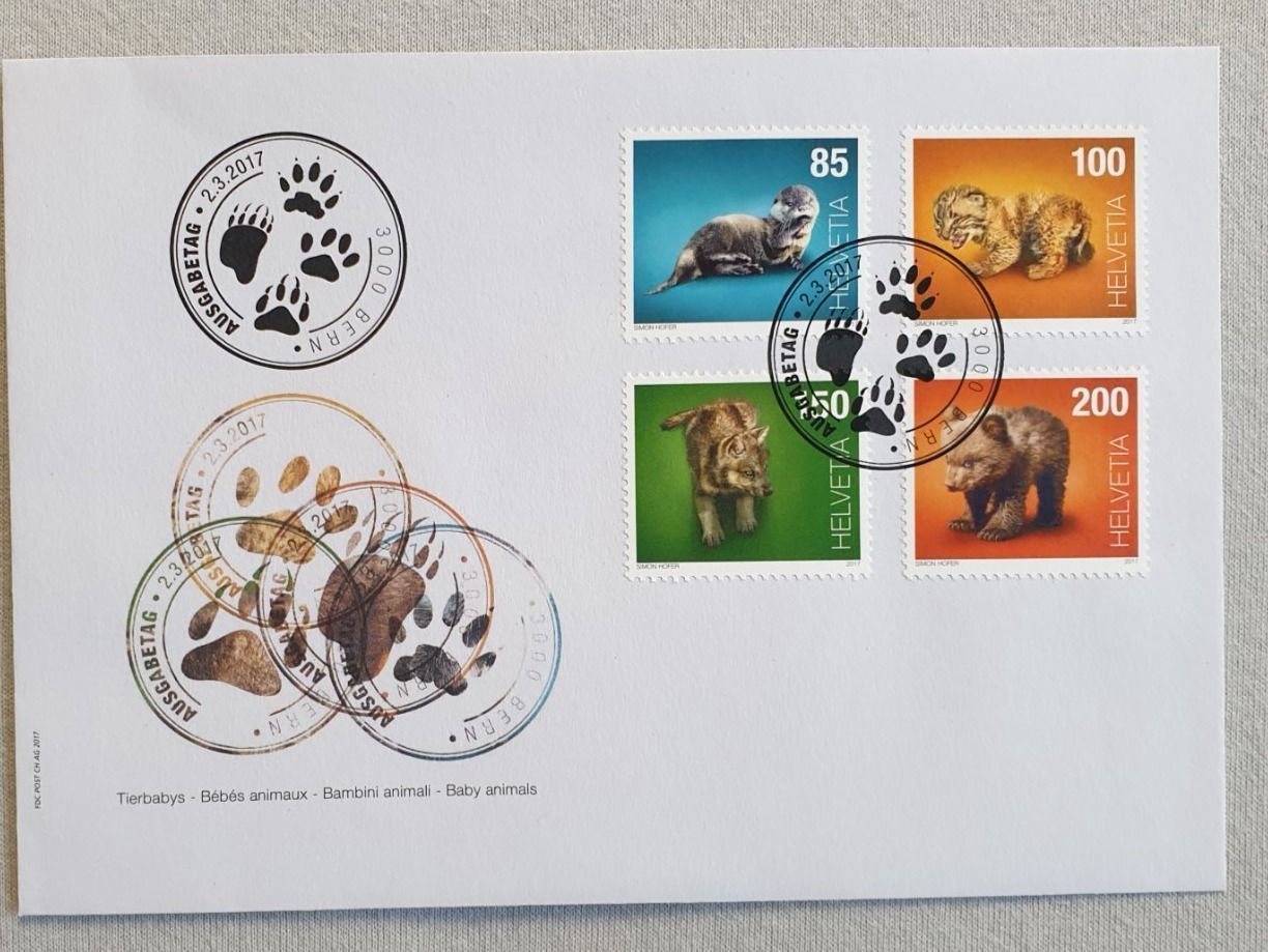 Alle Briefmarken: (892) Sondermarken «Tierbabys» – Gebraucht aus Schwarzhäusern von Inot3