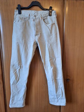 Levi's 501 Jeans Beige W31 L30 Original Fit