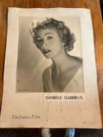 Danièle Darrieux photo Foto cinéma Kino Sam Lévin signé