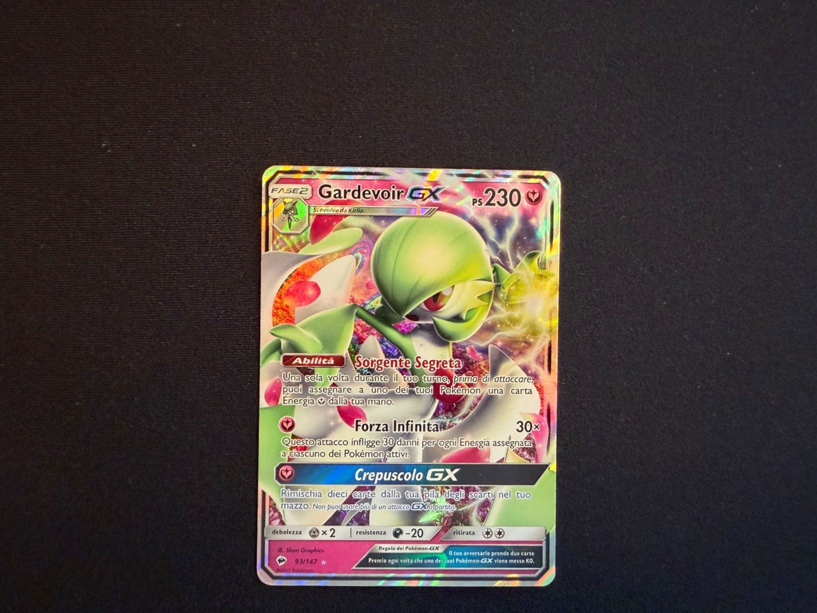 Pokémon Carte collezionabili: Gardevoir-GX / 93/147 – Usato da Zürich venduto da mountainwizard00
