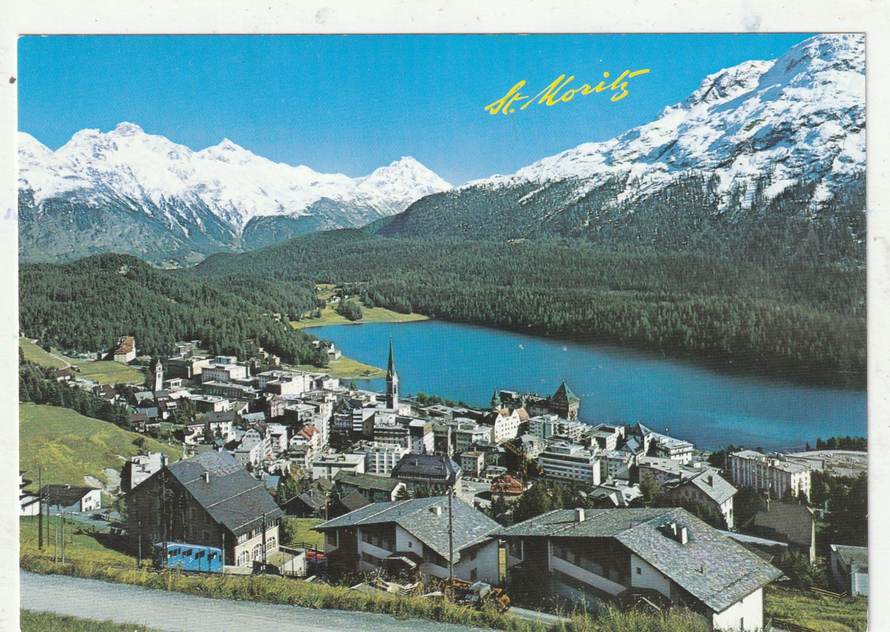 Cartoline postali: 10 Diverse Karten St. Moritz – Usato da Lumbrein venduto da made02 6