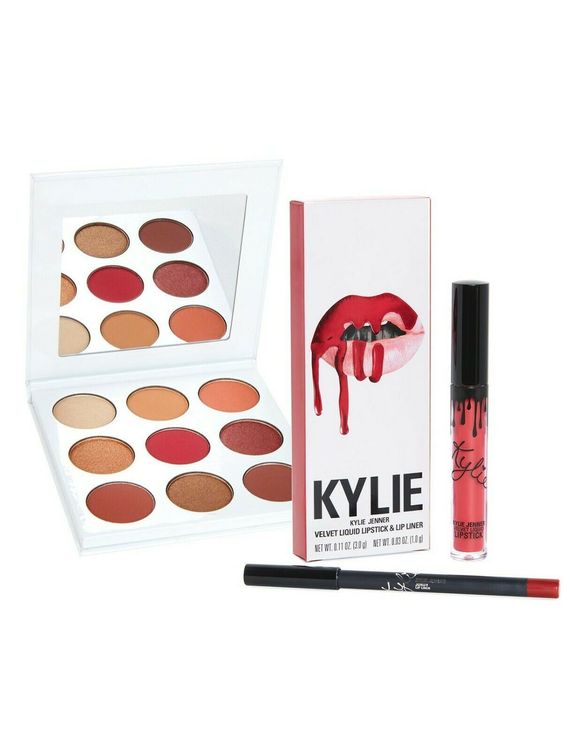 RARE!! Kylie Bronze Shadow Palette + Jordy Velvet Lip Kit Kaufen auf