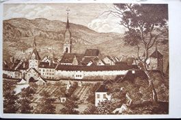 ZOFINGEN Gesamtansicht vor 100 Jahren