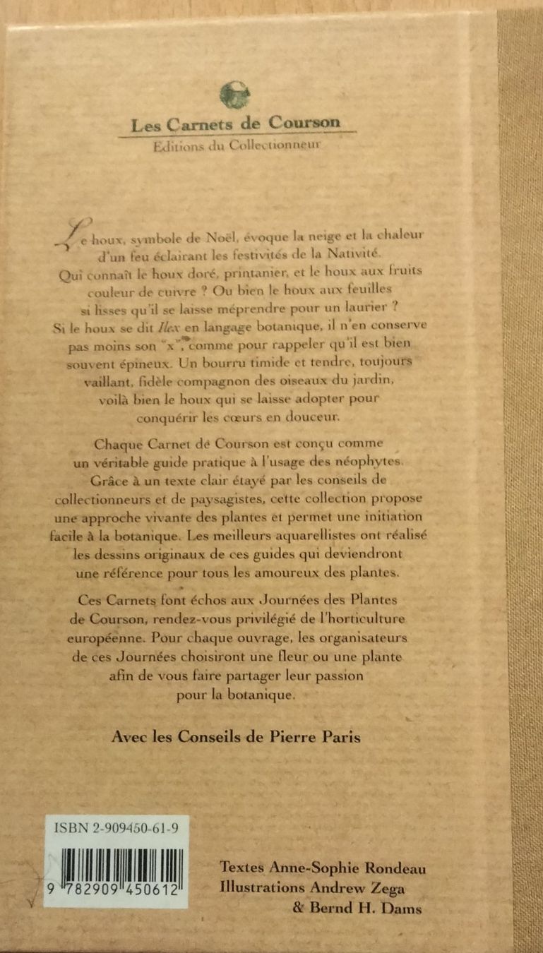 Bücher: "Houx - Les Carnets de Courson", neuwerti... – Neu (gemäss Beschreibung) aus Niederglatt ZH von Siegfried67 1
