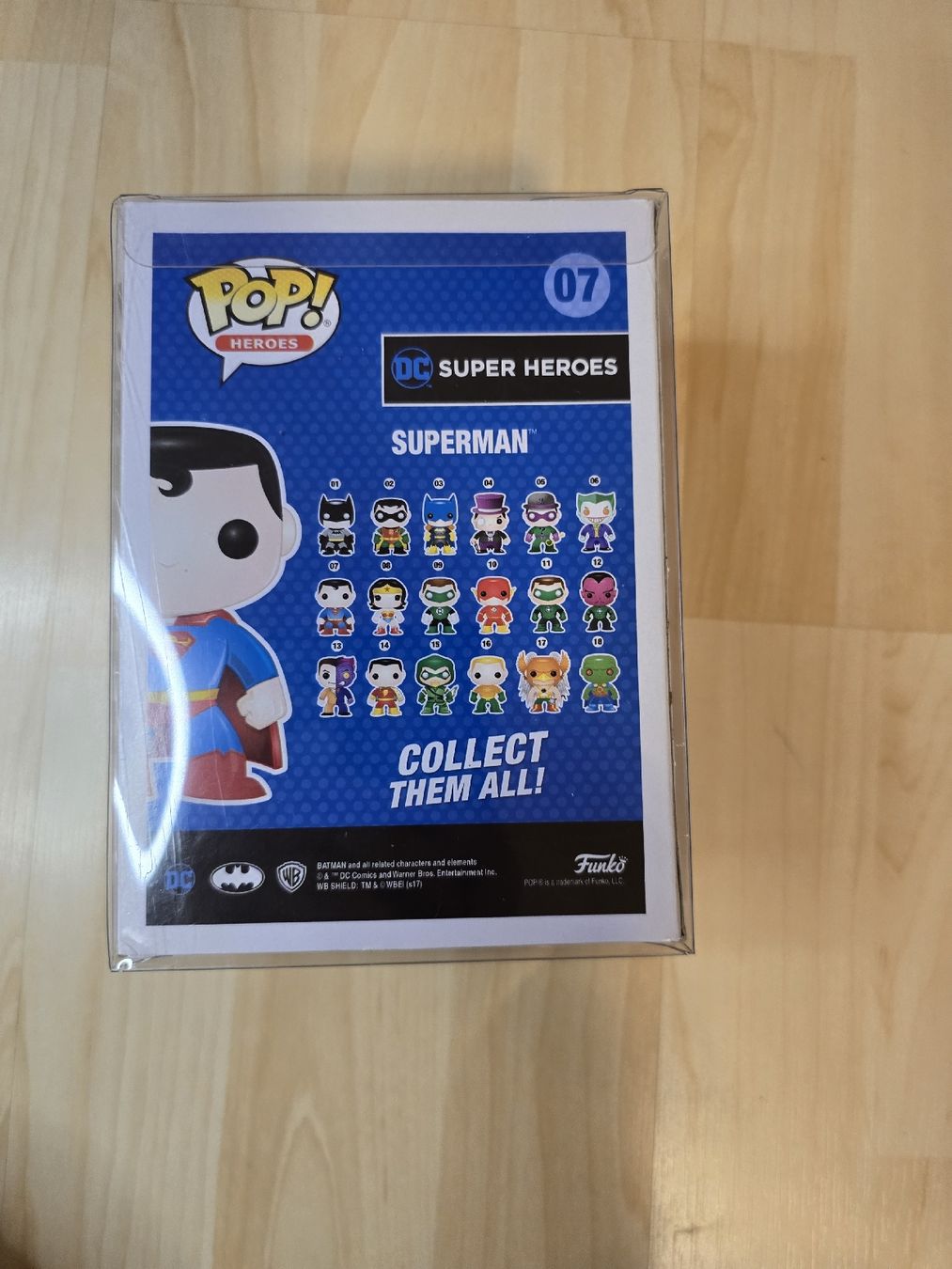 Funko Statuette: Funko Pop DC Super Heroes Superman 07 Vinyl Figur – Nuovo e nell'imballaggio originale da Büsserach venduto da sobis.trade 1