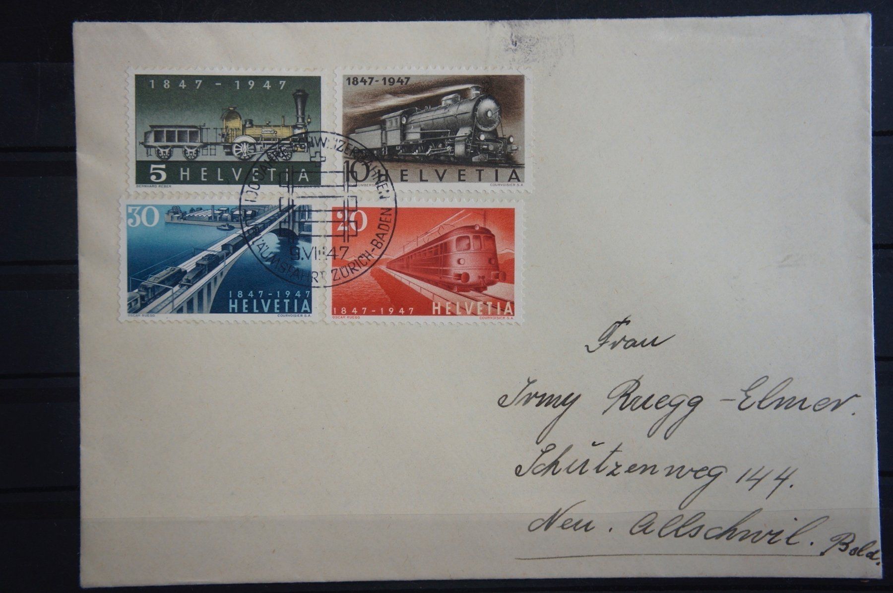 Tutti i francobolli: CH - FDC - Satzbrief FDC SBK Nr. 277 - 280 – Usato da Rombach venduto da VENTIS-Auktionen