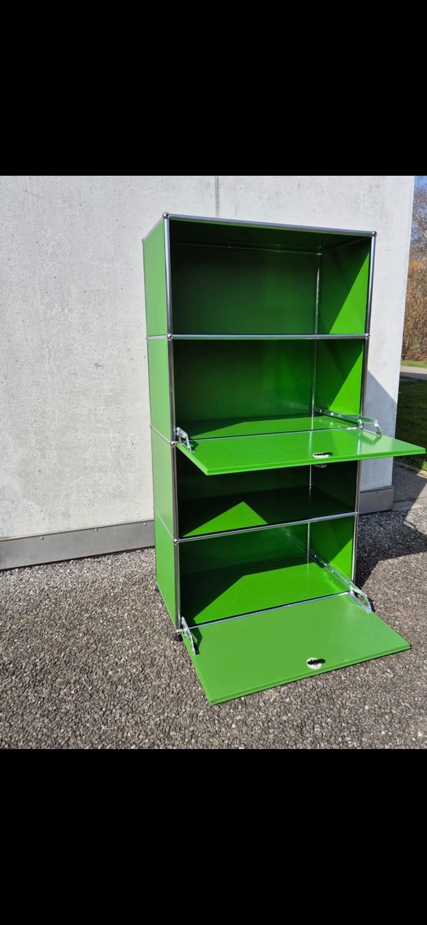 USM Cassettiere: Usm Haller Highboard im Britisch Green – Usato da Nidau venduto da Eisblume 3