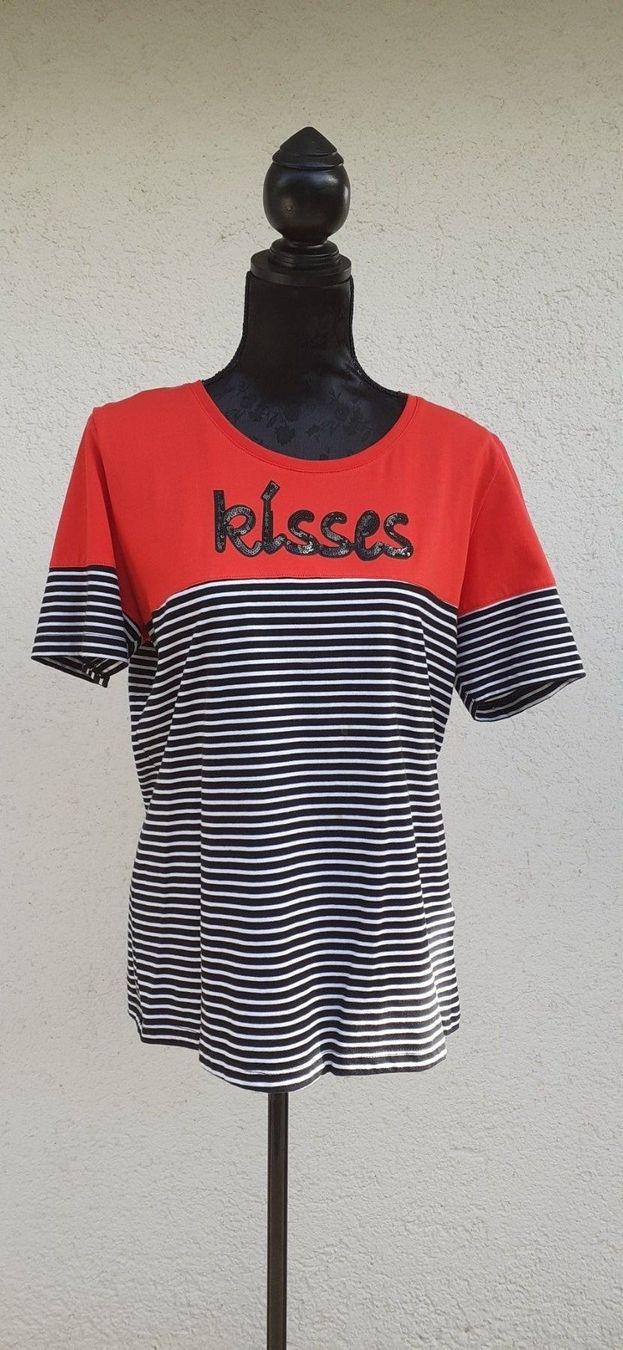 T-shirt: Top Baumwolle Gr. 46 – Nuovo (secondo la descrizione) da Mörschwil venduto da wunderkiste44 3