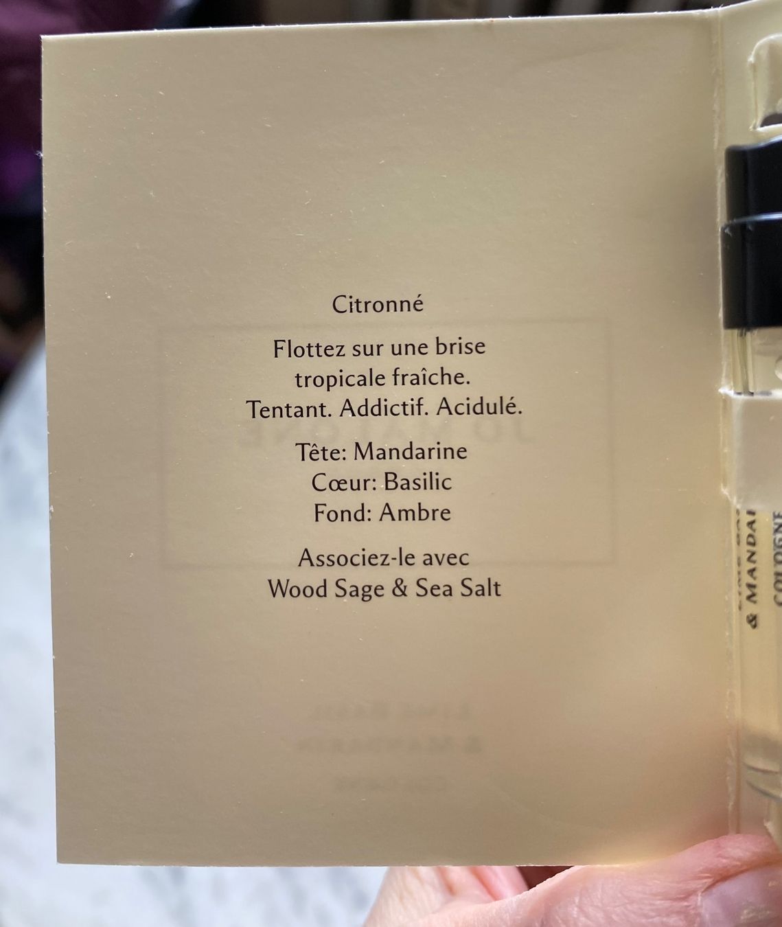 Jo Malone Profumi & Eau de Toilette: Jo Malone 2 Cologne Intense Parfum Muster à 1.5 ml – Nuovo (secondo la descrizione) da Basel venduto da Sun_Stars777 7