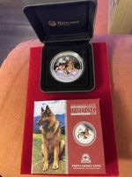 Lunar2 Hund 2018 2oz Farbig PP. Limitiert auf 1000 Stück
