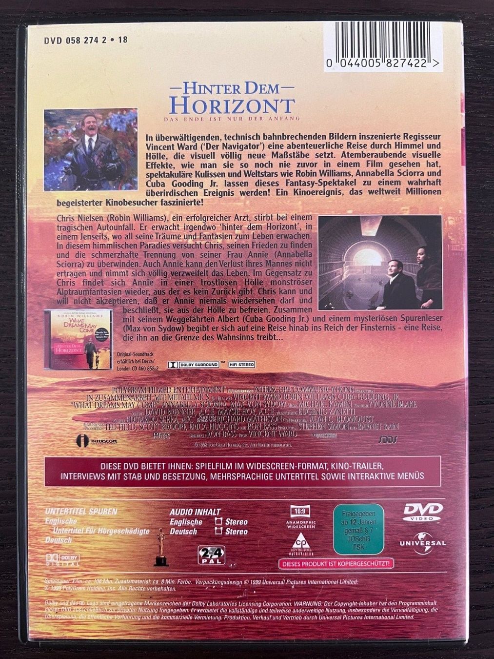 Tutti i DVDs: Hinter dem Horizont – Usato da Zürich venduto da FilmFreunde 1