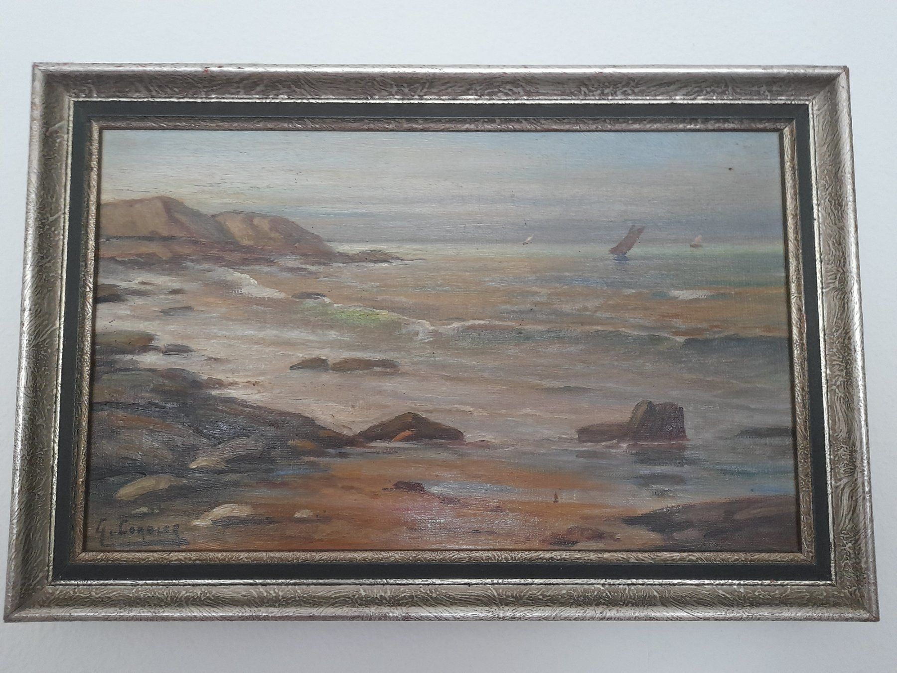 Dipinti: Ölgemälde Atlantikküste ca. 1930 – Usato da Zollikon venduto da TimeIsMoney 1