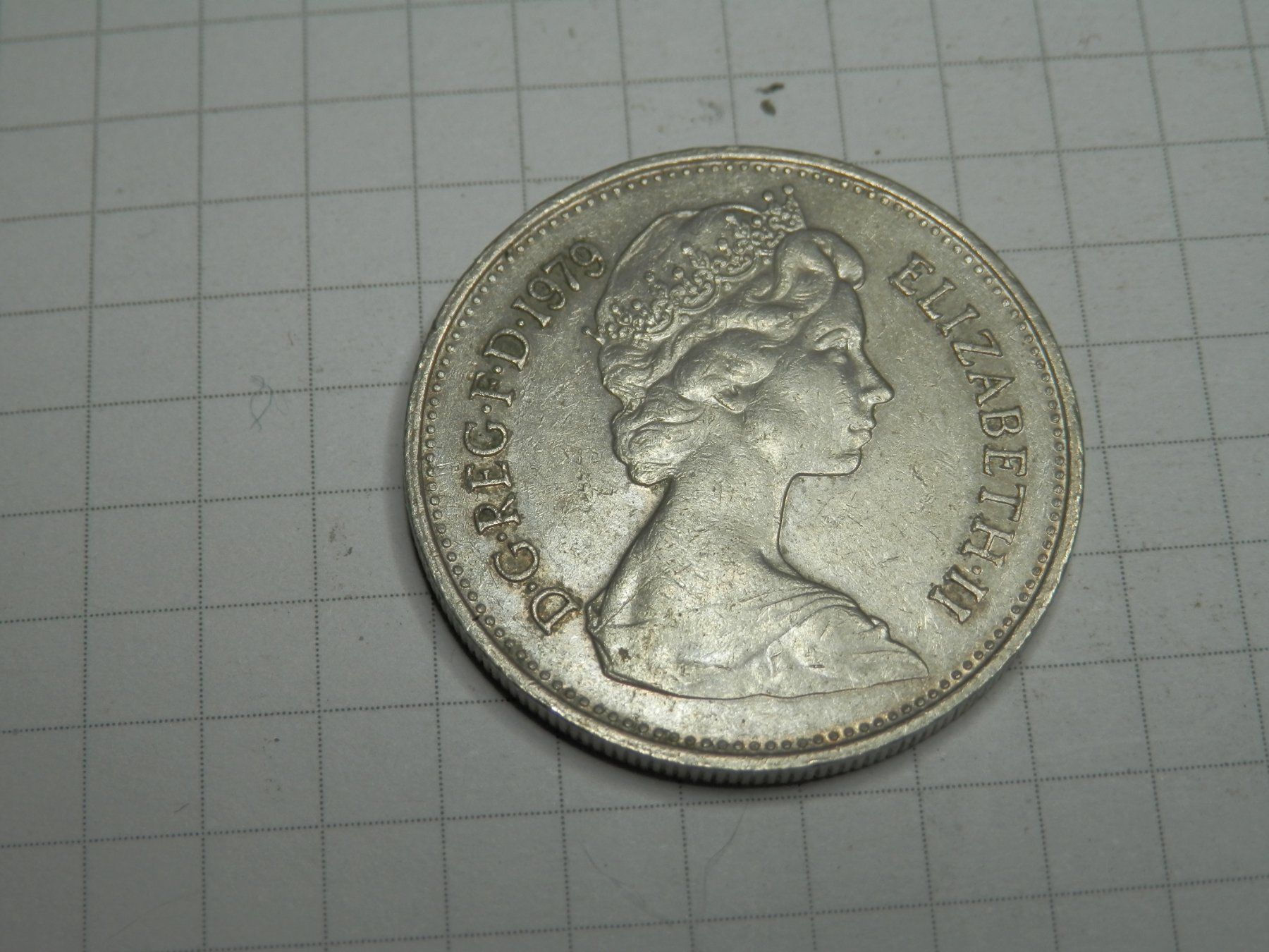 Alle Münzen: Großbritannien 5 New Pence, 1979 – Gebraucht aus Weiach von weiach81